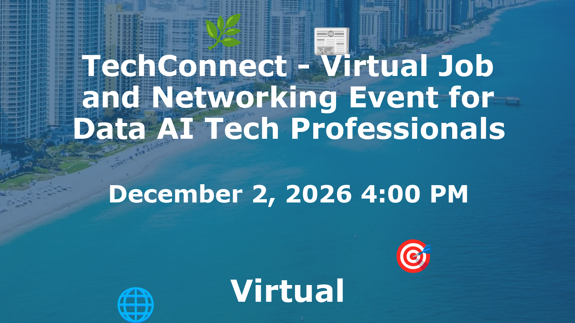 TechConnect - Virtual Job and Networking Event for Data AI Tech Professionals event image